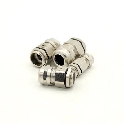 Nickel Plated Brass Large Size Metal Breathable Cable Gland M40