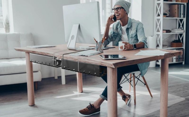 Under Table Cable Duct Perforated Cable Tray for Officeworkers