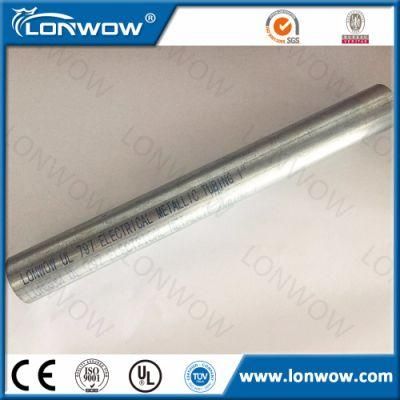 Manufacturer Galvanized Steel EMT Electrical Conduit for Cable Pipe
