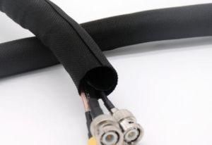 Self-Closing, Open Tubular Shape Pet PA Filament Knitted Sleeve Mechanical Protector TF16949