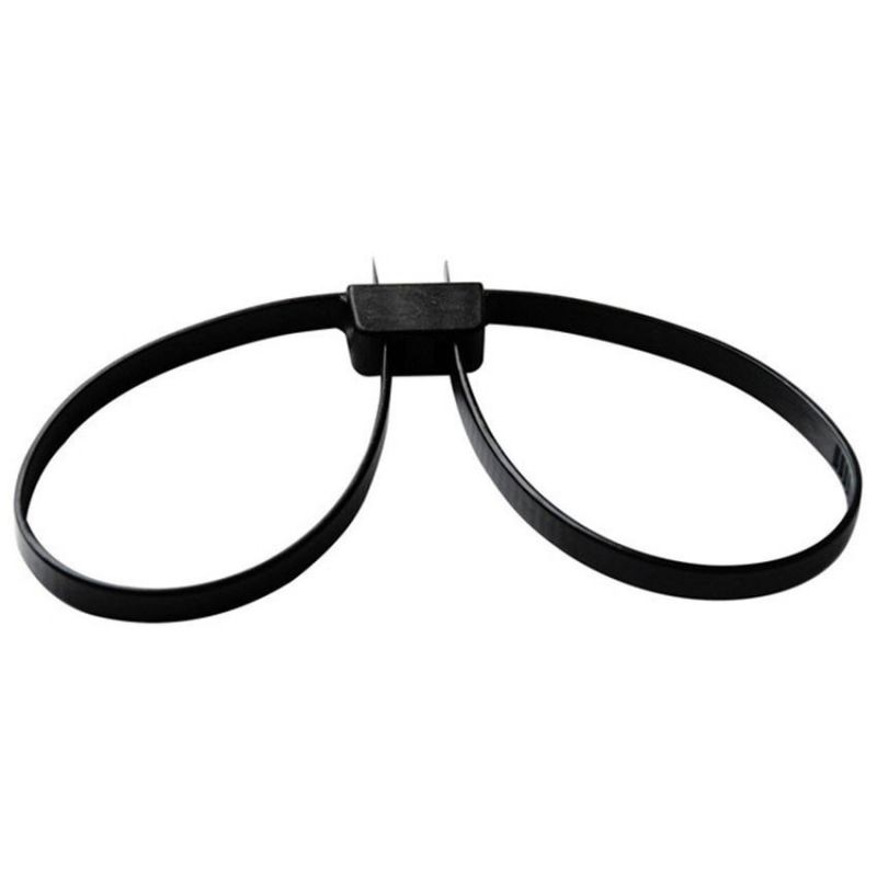 Factory Price PA66 Nylon Cable Zip Tie Double Loop Wire Tie