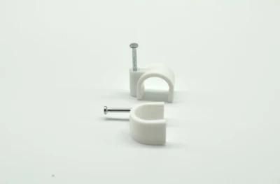 Hot Sale Electrical Appliance Nail Square Plastic Hook Clamp Cable Clip