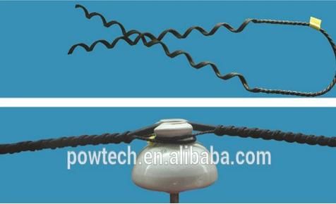 Insulator Preformed Cable Ties Aluminum Alloy Material Hot Selling