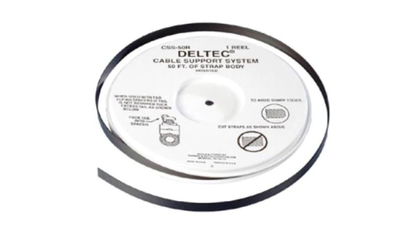 1/2" X 50′ Black Deltec Cable Tie Cable Banding