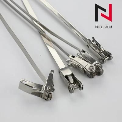 Metal Band Width 4.6 mm 7.9 mm 10 mm 12 mm 16 mm 19 mm Bridge Self Locking Stainless Steel Cable Tie