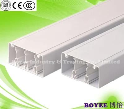 PVC Electrical Cable Trunking with Two or Three Divider