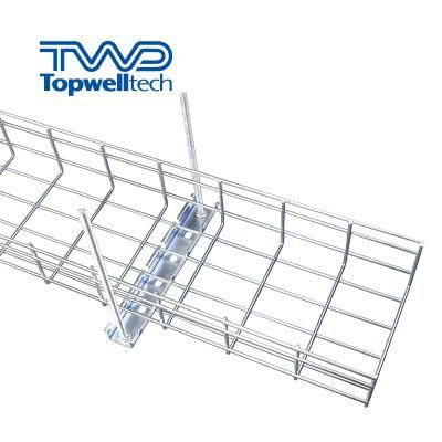 Factory Supply Wire Mesh Basket Cable Tray with Best Price Cable Tray with Connector
