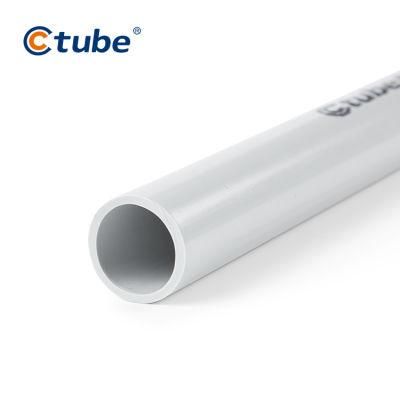 Dongguan Manufacturers Electric Conduit 20mm PVC Plastic Rigid Pipe Conduit Tubes