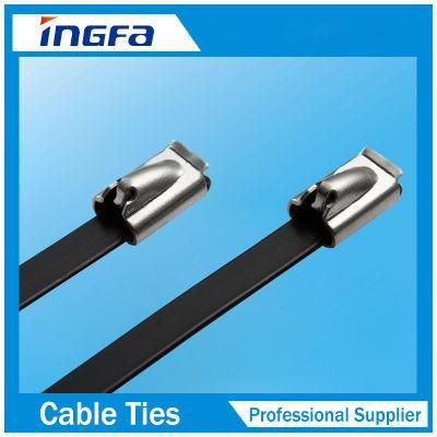 304 316 Grade Heat Resistant Metal Cable Strap for Communication