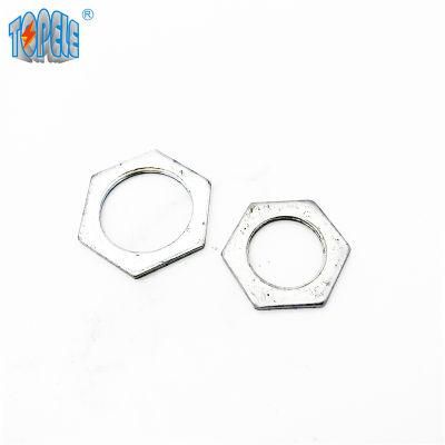 20mm/25mm / 32mm BS Standard Conduit Pipe Fittings of Steel Hexagon Locknut
