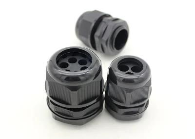 M32*1.5 Black Plastic Cable Gland Multiple Nylon Cable Gland