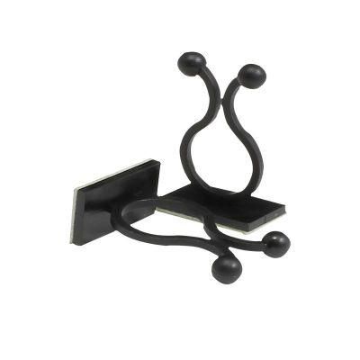 Wire Accessories Nylon Permanent Cable Saddle Electric Wire Fixing Seat Self Adhesive