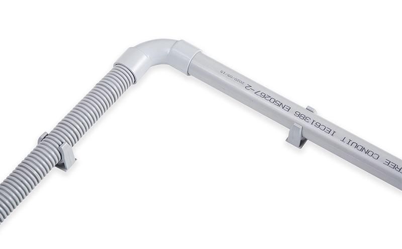 PVC Plastic Electrical Pipe Fittings Rigid Conduit T Bend Elbow