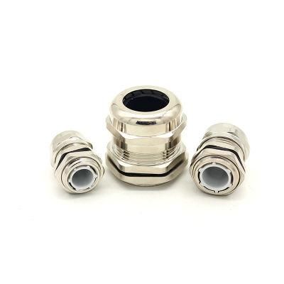 IP68 TUV Metal Waterproof Wiring Cable Gland Metric Brass Cable Gland