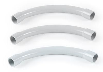 20mm Custom Color PVC Electrical Pipe Fittings Conduit Bend Accessories