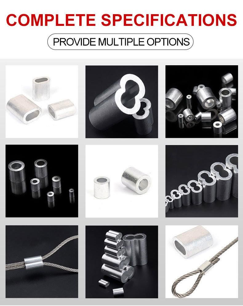 Us Type Aluminium Hourglass Sleeve/Aluminium Sleeve for Wire Rope