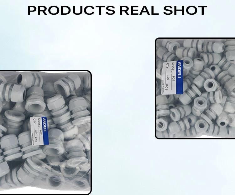 Andeli Pg Pg9 Pg11 Pg13.5 Pg16 Pg21 Pg29 Pg36 Pg42 Pg48 Pg63 Cable Gland Size