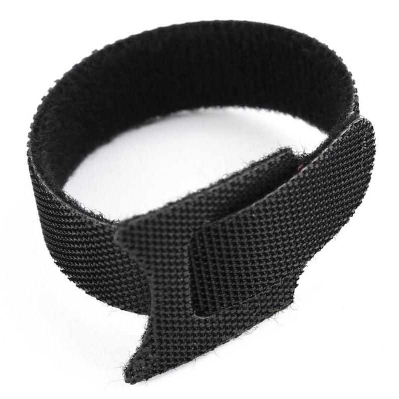 100 PCS Reusable Adjustable Black Nylon Cable Tie with 15cm