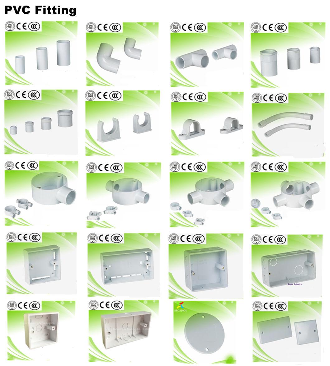 China Manufacture High Quality Diameter 16mm (3/8′ ′) 20mm (1/2") 25mm (3/4") Eletrical PVC Halogen Free Rigid Conduit Pipe