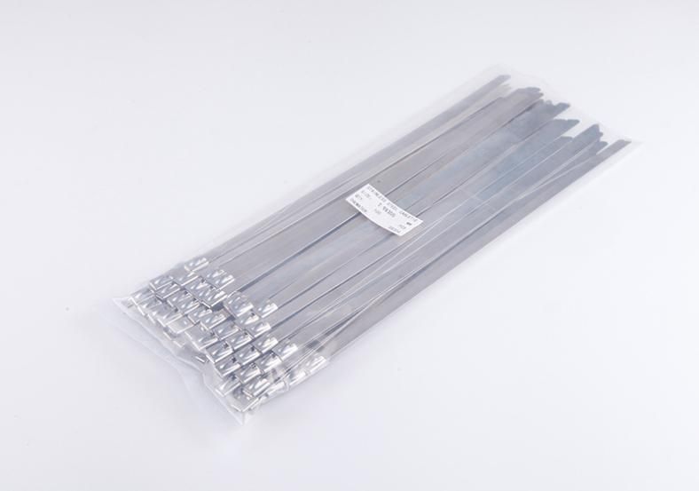 Factory Directly Provide High Quality Stainless Steel Zip Ties 4.6*300mm SS304 Stainless Steel Cable Ties Raw Material