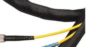 Self-Closing, Open Tubular Shape Pet Monofilament and Multifilament Fibre Knitted Sleeve Protector for Automobile