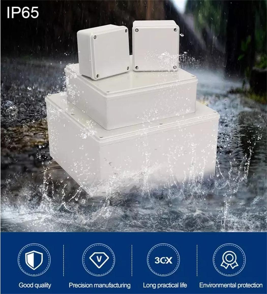 High-Impact Gray PVC Weatherproof Switch Wall Electrical Box