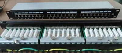 24 Port Cat5e/CAT6 FTP Patch Panel