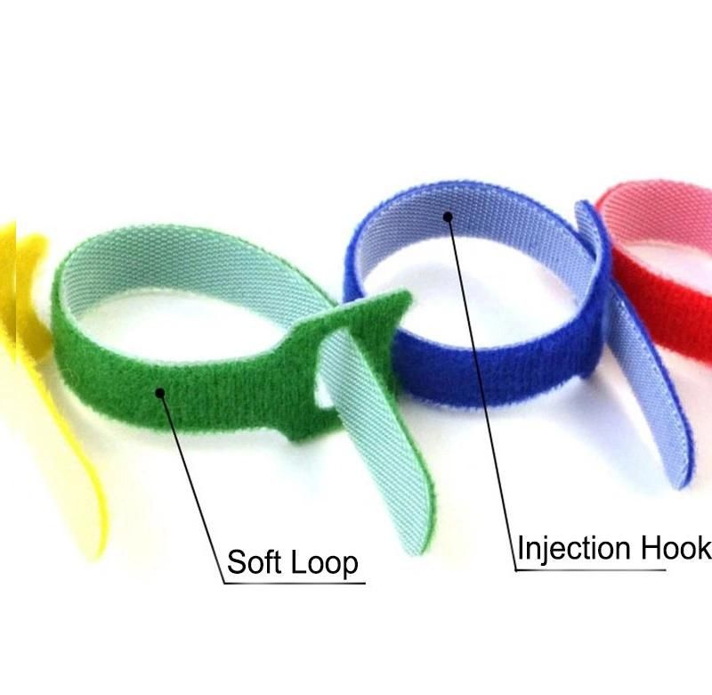 High Temperature Resistant Reusable Cable Fastener Tie with Nylon Loop and PP Hook