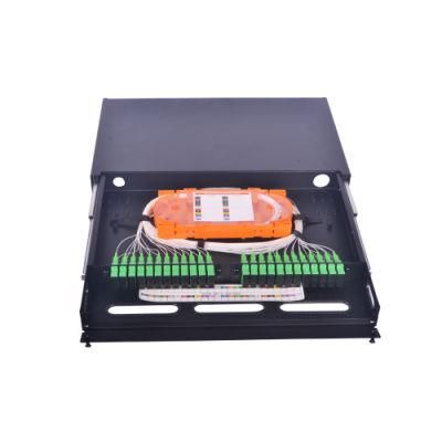 1ru 19 Inch 24-48 Core Optical Fiber Patch Panel