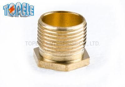 Factory Price 25mm Gi Conduit Fitting Brass Long / Short Male Bush/ Brass Adaptor