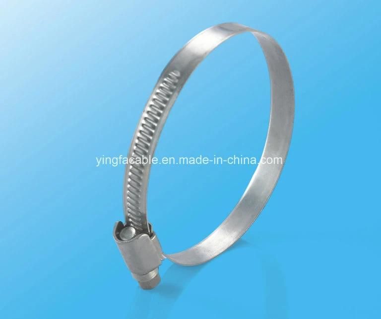 304 Metal Stainless Steel Hose Clamps with Screws