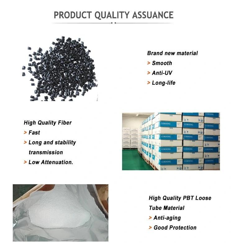 Hanxin 19 years optical fibre ODM factory supply multi strand loose tube GYTS fiber channel cable