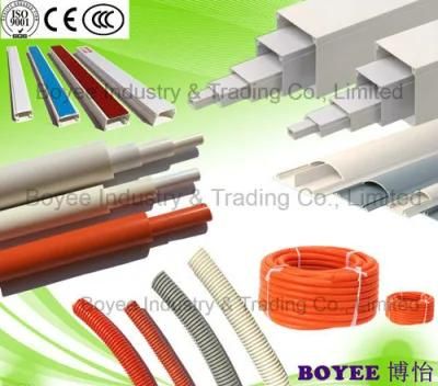 PVC Electrical Conduit Pipe White Color Plastic Products