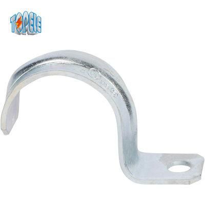 Galvanized Steel One Hole EMT Conduit Strap