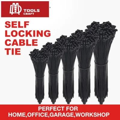 Strong Self-Locking Cable Tie Nylon 66 Cable Ties Heavy Duty Plastic Zip Ties Wraps Never Break