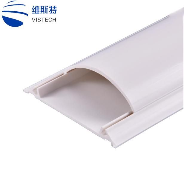 Heat Resistance PVC Outdoor Electrical Cable Trunking Accessories Pipe