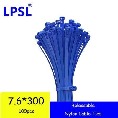 Removable Thick Wide Self Locking Releasable Nylon Reusable Screw Cable Zip Ties