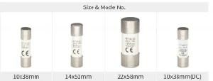 Ekfl 10X38mm 20A DC Fuse Link