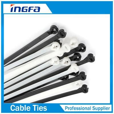 Nylon 66 Cable Tie with Stainless Steel Inlay for Time Saving