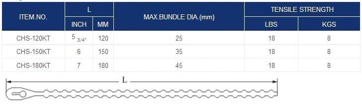 Chs-120kt Knot Ties Releasable