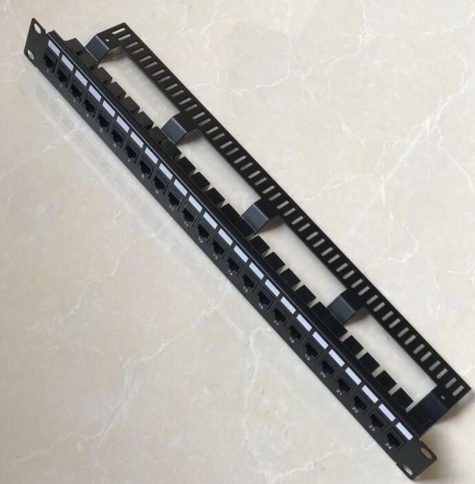 1u 19" UTP Cat5e Patch Panel 24 Port Patch Panel