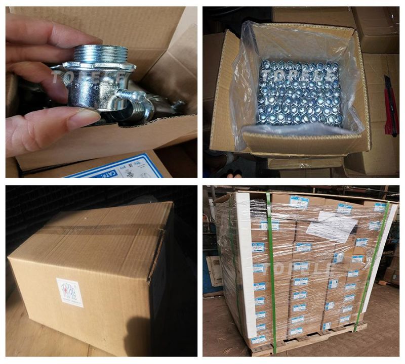 EMT Conduit and Fittings Zinc Die Cast Set-Screw EMT Pull Elbows with Gasket