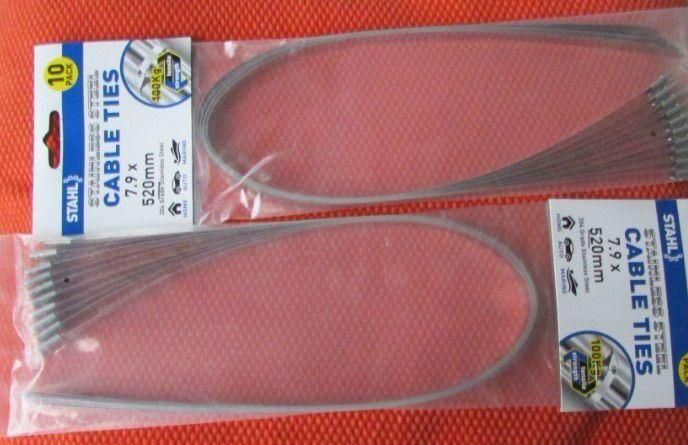 Dnv ABS UL Approved Full Epoxy Coated Ball Lock Type Stainless Steel Cable Ties