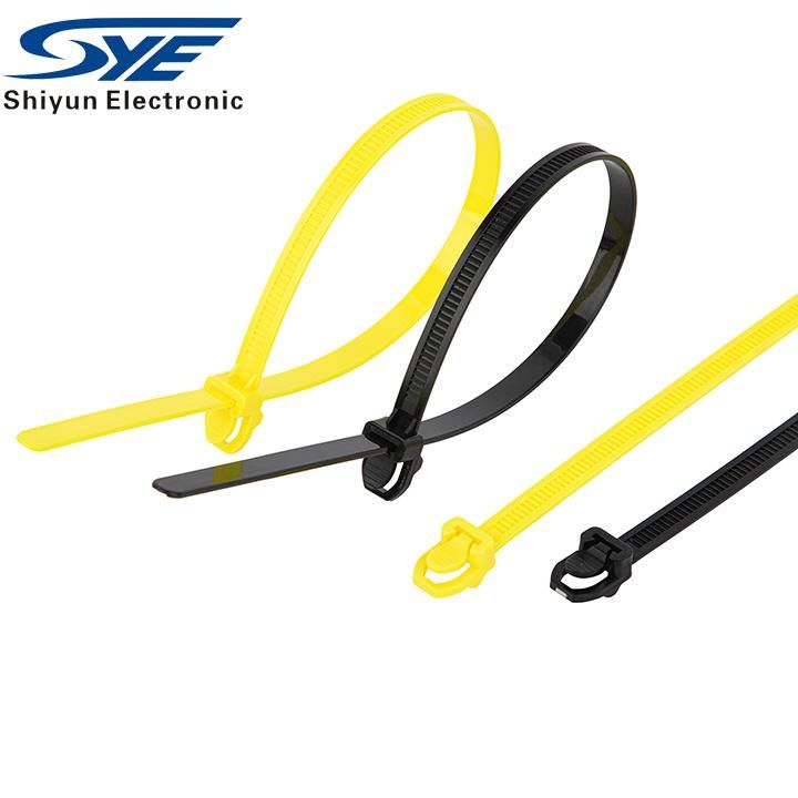 Shiyun Releasable Eco-Friendly High Quality Plastic Nylon Cable Tie