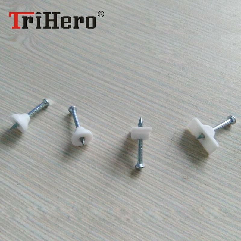 Round Circle Plastic Wall Wire Nail Cable Clip