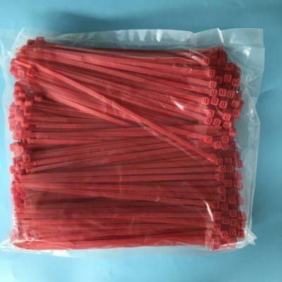 Red PA6 Normal Self-Locking Cable Tie