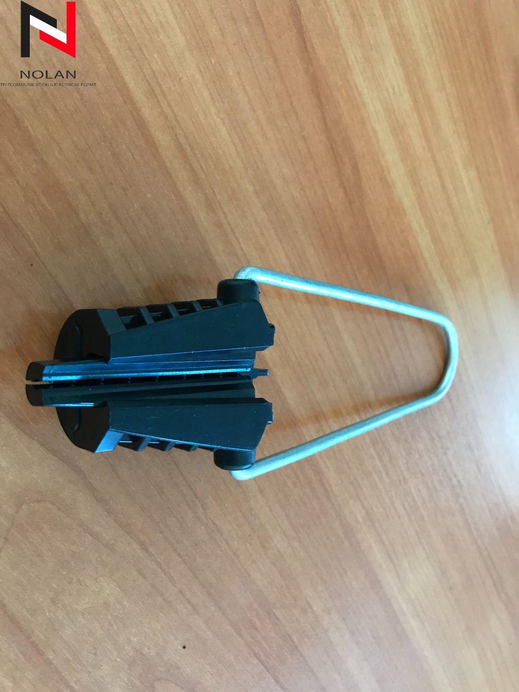 New PA Round Drop Cable Plastic Clamp Tention Clamp FTTH Cable Clamp Plastic Tention Clamp N3 Clamp