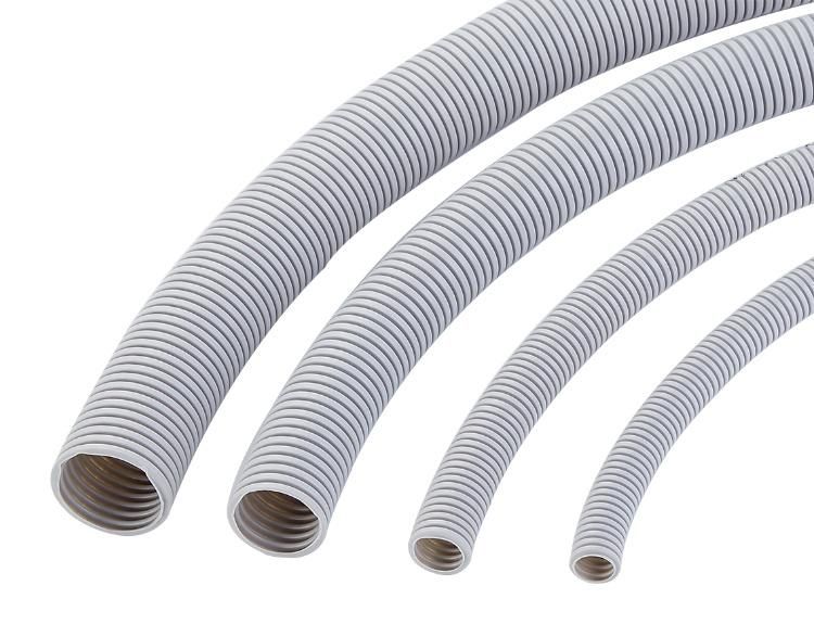 UL1653 Grey Blue 3/4" Ent PVC Electrical Corrugated Flexible Conduit Tubing