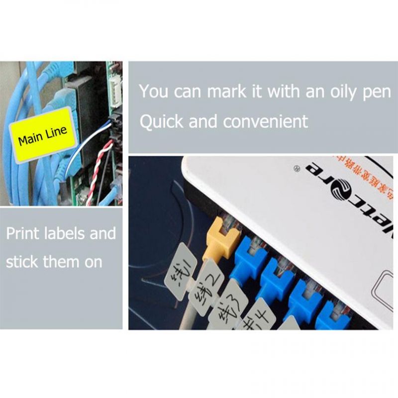 4*150mm Nylon Cable Ties Tag Labels Plastic Loop Ties Markers Cable Tag Self-Locking Zip Ties