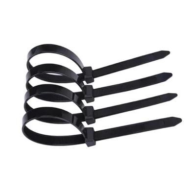 Plastic Bushing Cable Tie Electrical Wire Accessories, Black &amp; White UL94V-2 Nylon Wire Ties